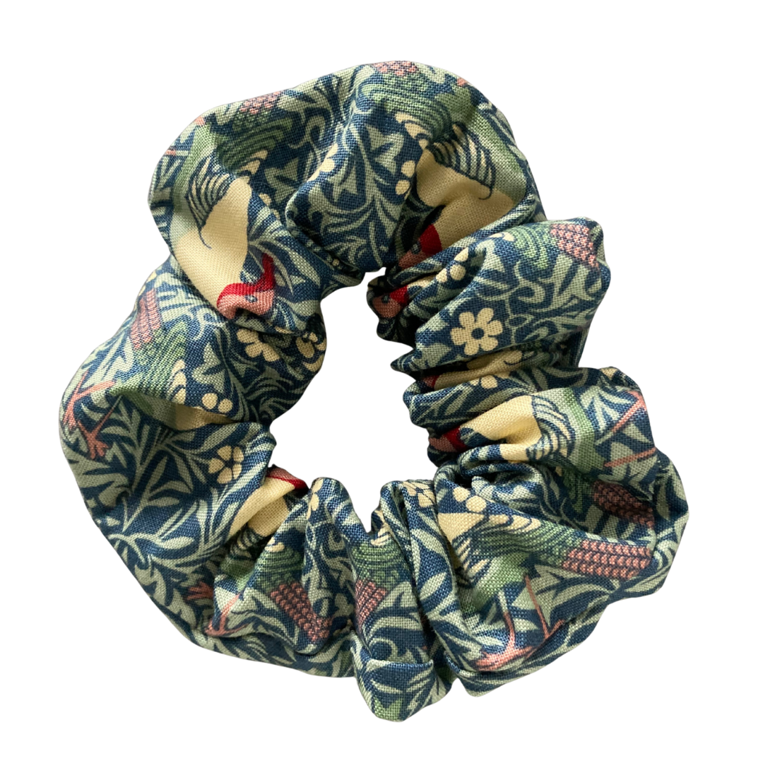 William Morris Print Scrunchie