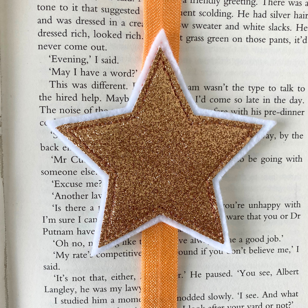Bookmark Book Band - Star - Bronze