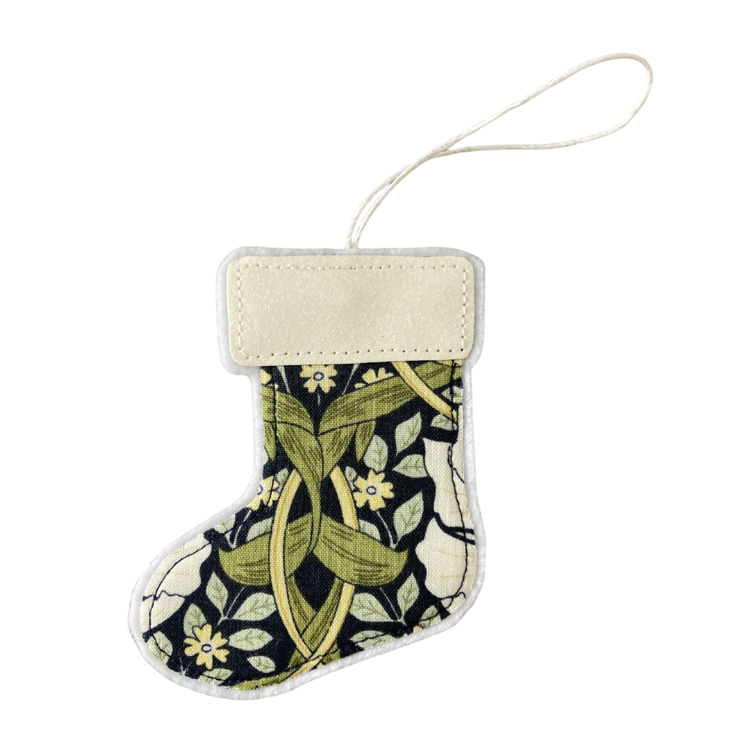 Christmas Stocking Decoration - William Morris Fabric