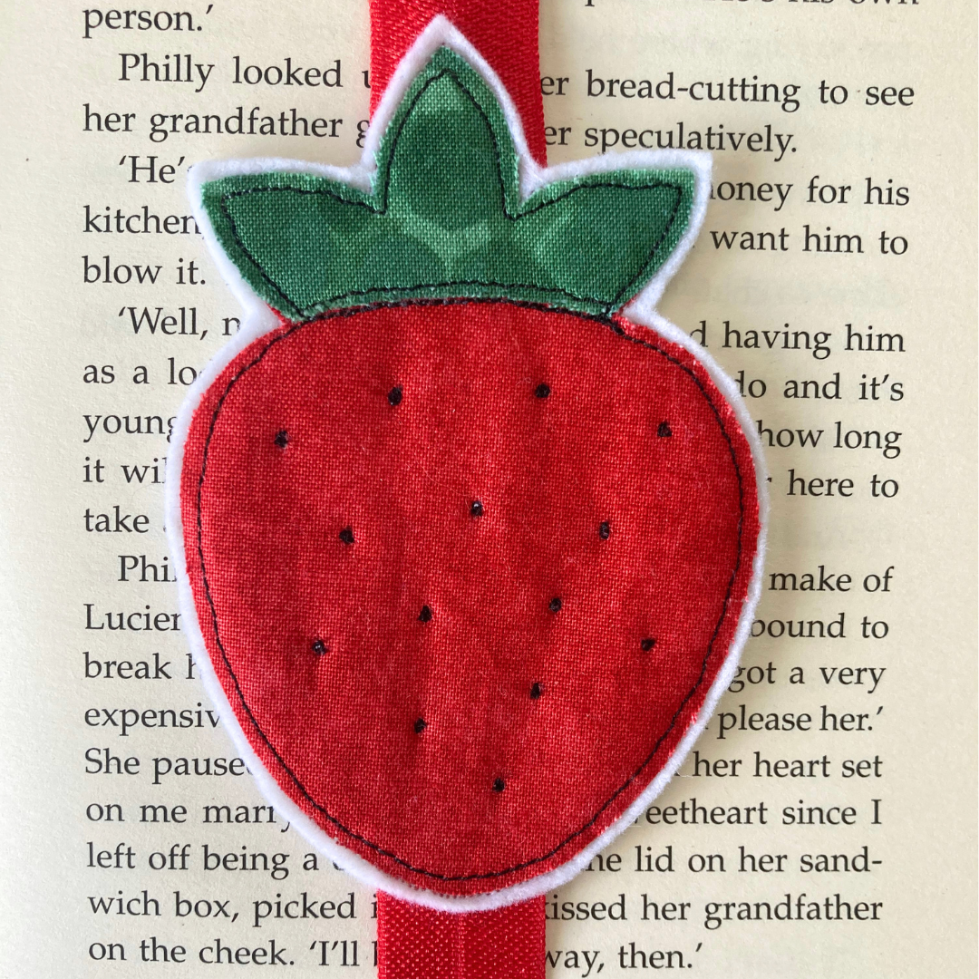 Bookmark Book Band - Strawberry.