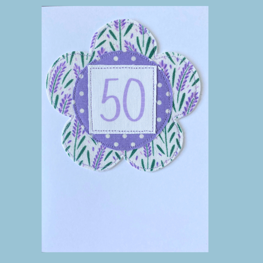 Flower Age Card - Blank