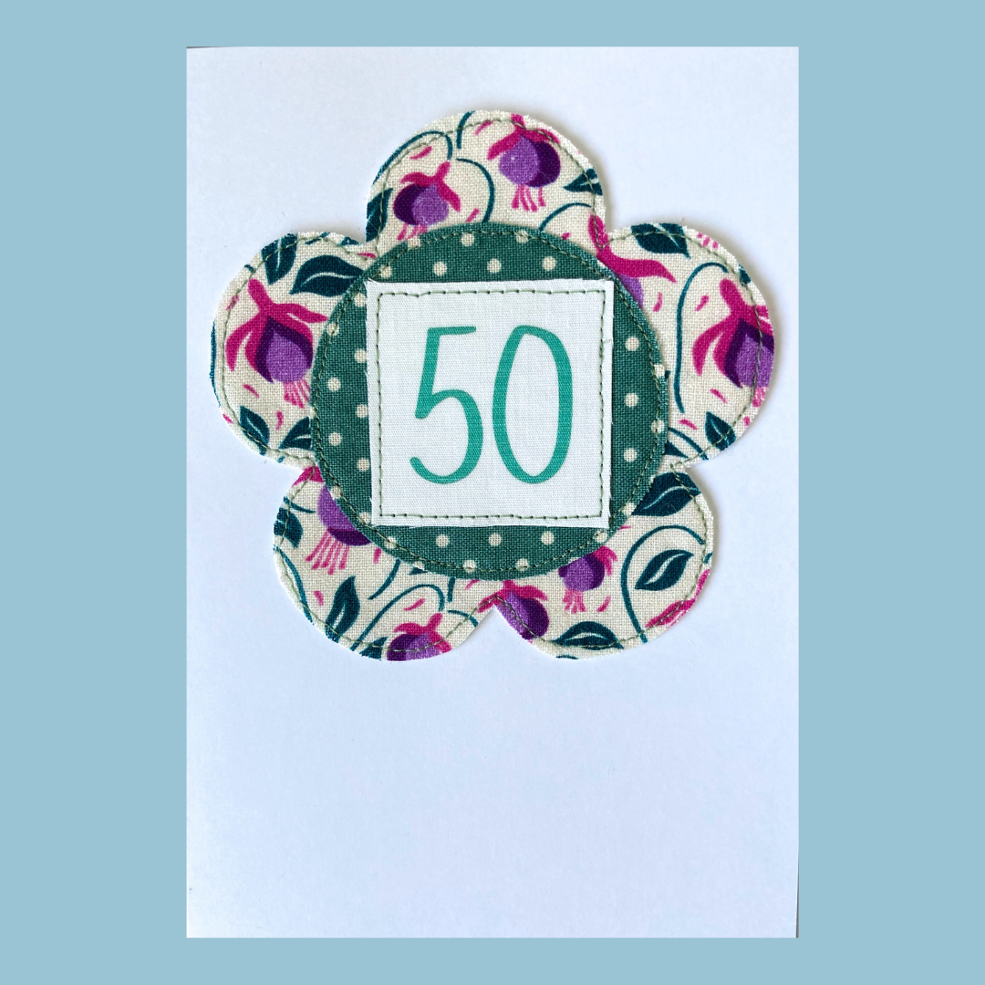 Flower Age Card - Blank