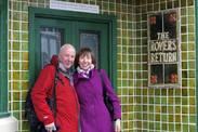 Glenda &amp; Barry outside the Rovers