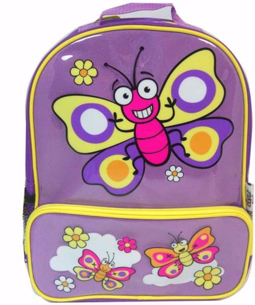 BUGGZ Purple Butterfly Kid's Backpack / Rucksack