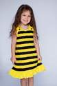 Beautiful Buzzy Bee A-Line Dress by Designer Noo