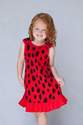 Gorgeous Designer Ladybird / Ladybug A-Line Dress by Noo