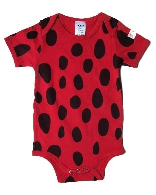 Gorgeous Ladybird / Ladybug Designer Baby Vest / Romper by Noo