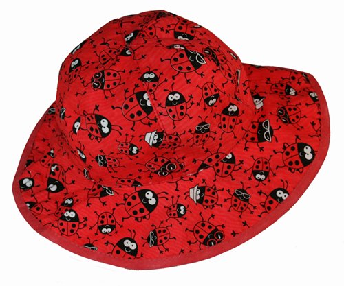 Bright & Fun BUGGZ Cotton Ladybird / Ladybug Sun Hat