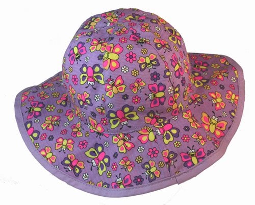 Bright & Fun BUGGZ Butterfly Children's Cotton Sun Hat
