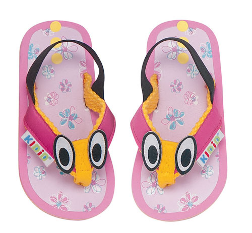 Cute KIDID Butterfly Character Flip-Flops / Sandals
