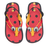 Fab KIDID Kids Ladybird/Ladybug Character Flip Flops