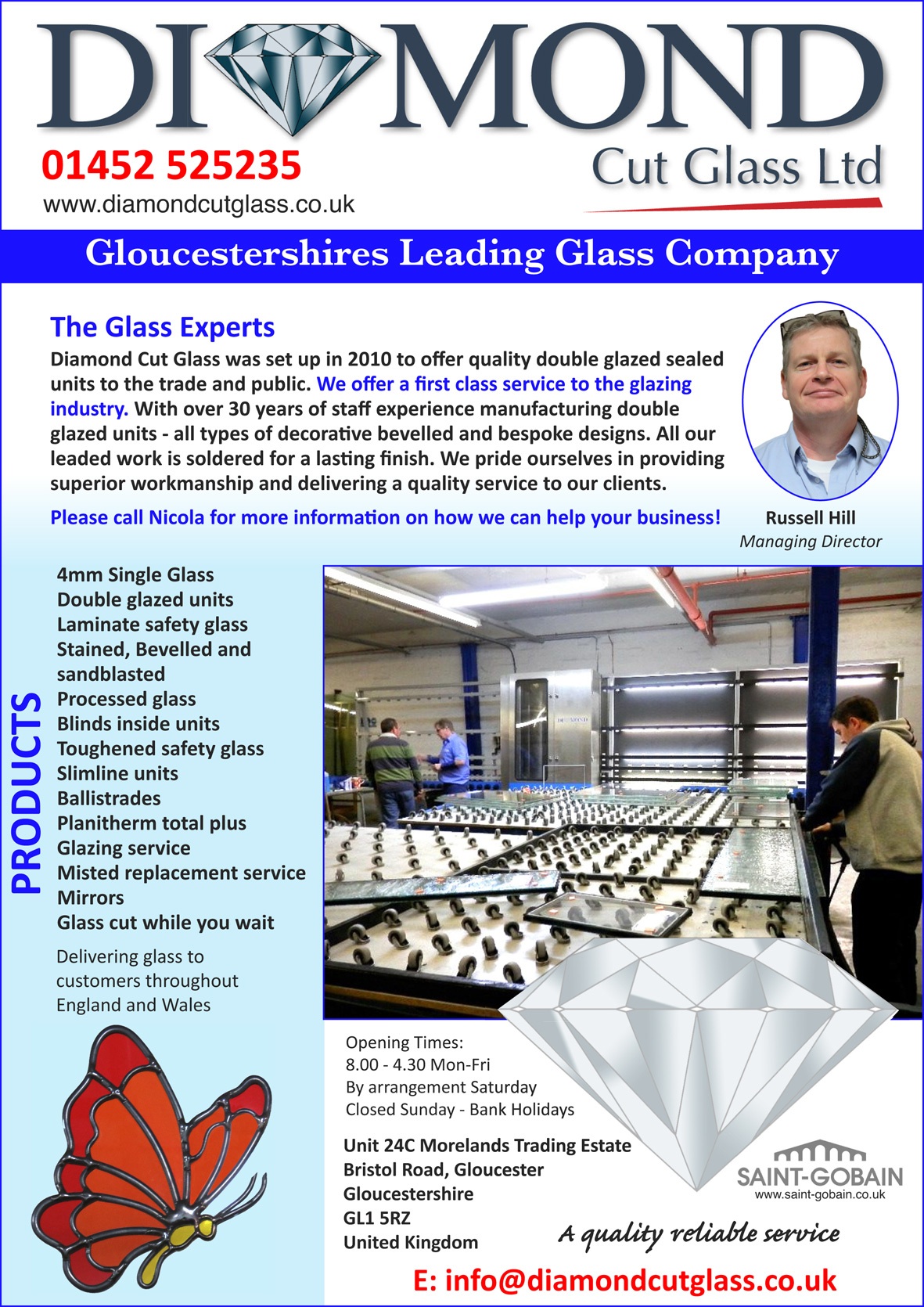 Glass gloucester