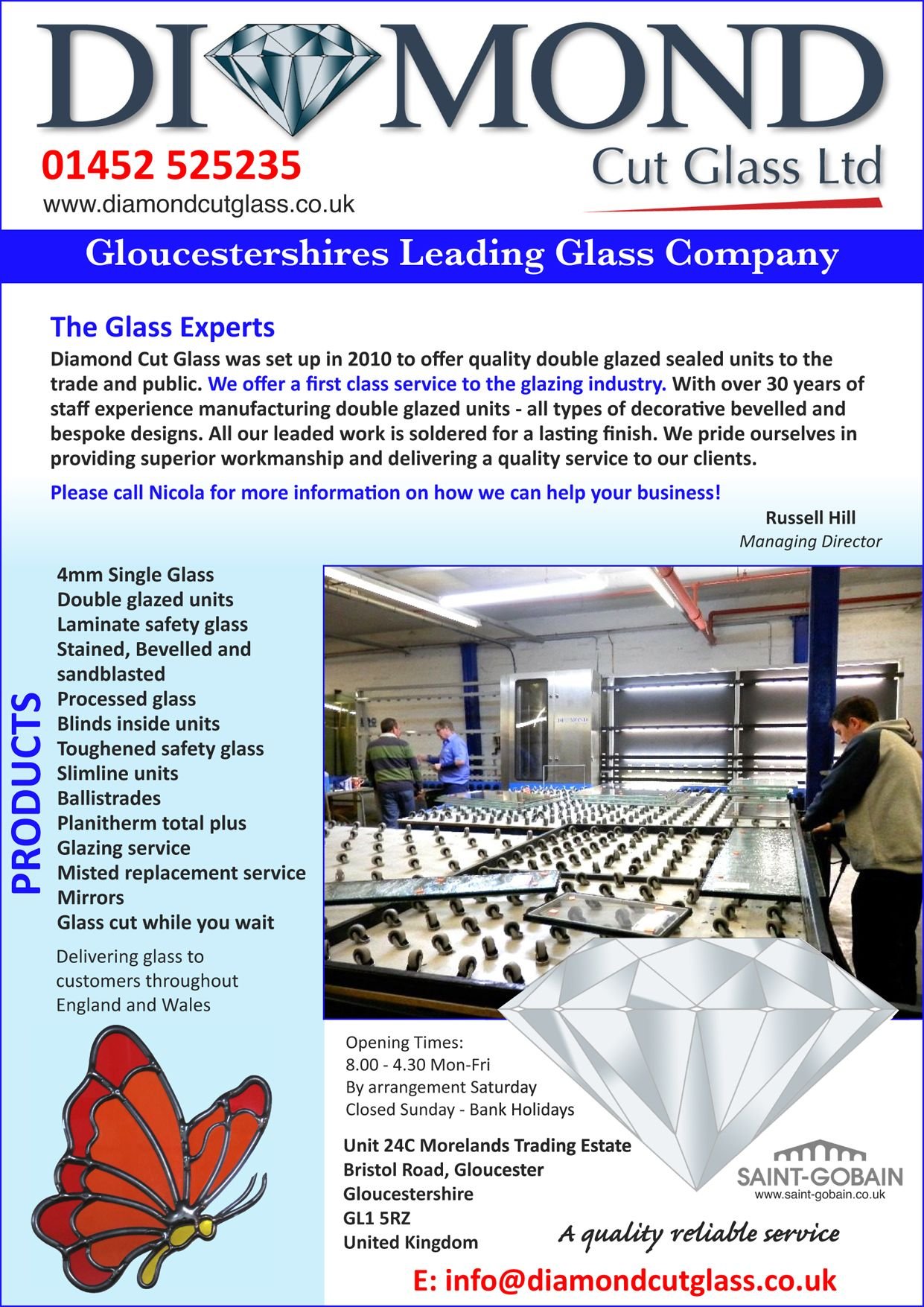 Glass gloucester