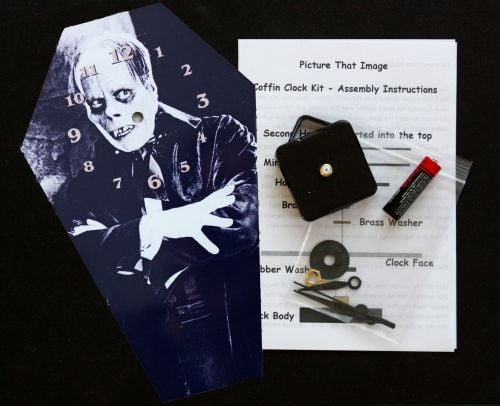 DIY Coffin Clock Kit - Lon Chaney Snr