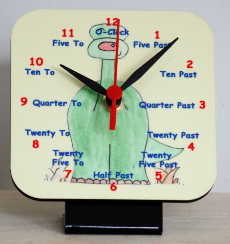 Teach the Time - Dinosaur (Silent Clock)