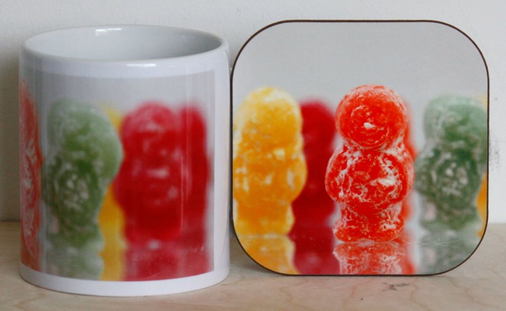 Jelly Babies - Mug & Coaster