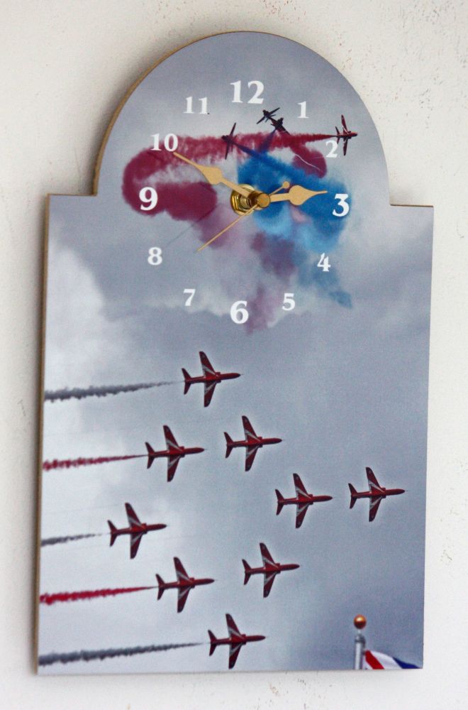 Bar Sign Clock - The Red Arrows Wall Clock