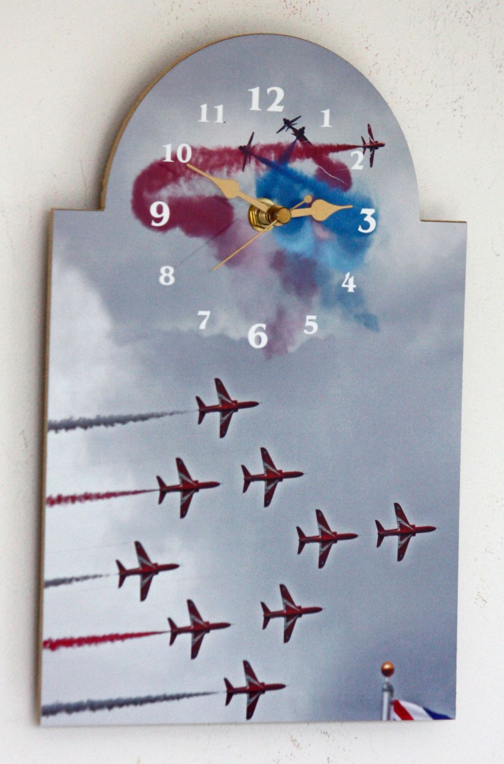 Bar Sign Clock - The Red Arrows