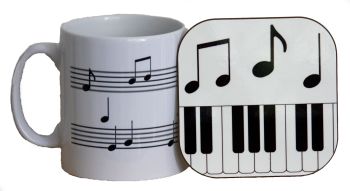 Musical Notes - Mug & Coaster