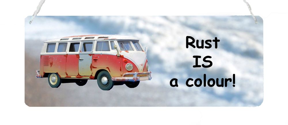 Camper Van - Rust IS a colour!