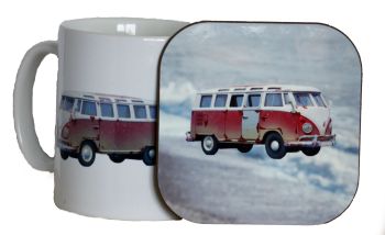 Camper Van - Mug & Coaster