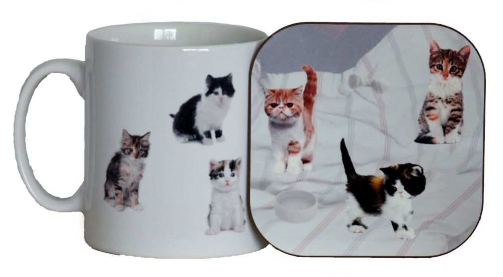 Cats - Mug & Coaster