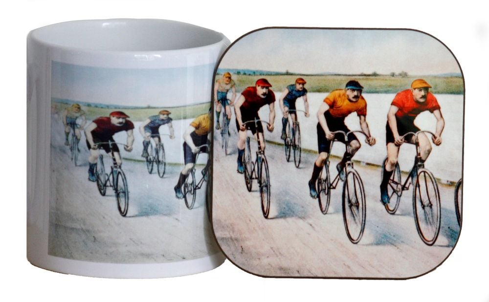 Cyclists Mug & Coaster