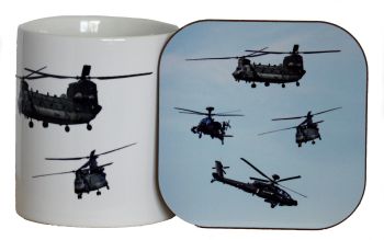 Helicopter - Mug & Coaster