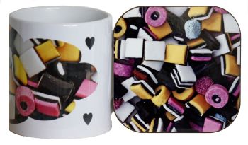 Liquorice Allsorts - Mug & Coaster