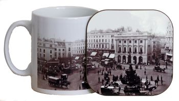Piccadilly Circus Mug & Coaster 