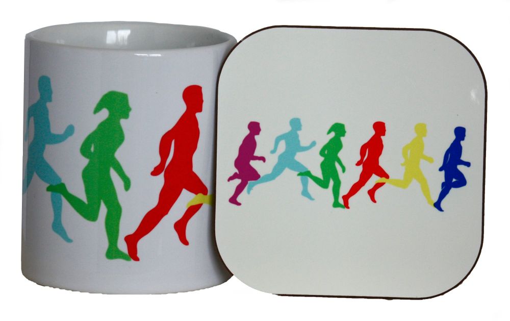 Running - Mug & Coaster