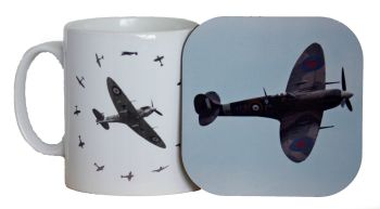Spitfire - Mug & Coaster