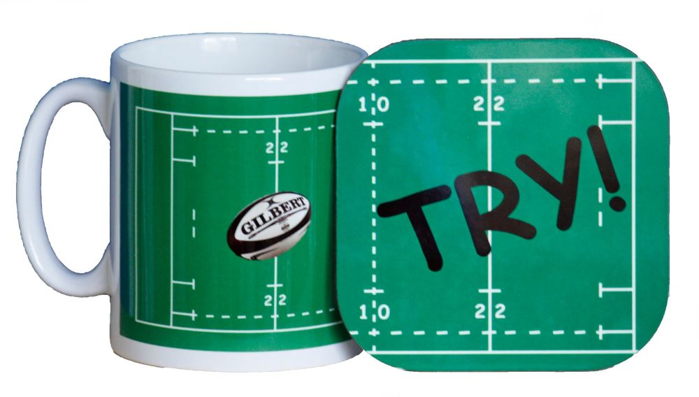 Rugby - Mug and Coaster