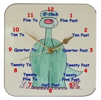 Dinosaur Clock for Teaching the Time