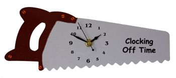 Hand Saw Wall Clock