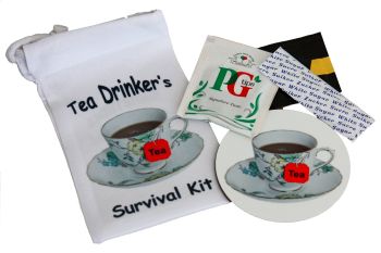 Tea Drinker's Survival Kit - Cup & Saucer