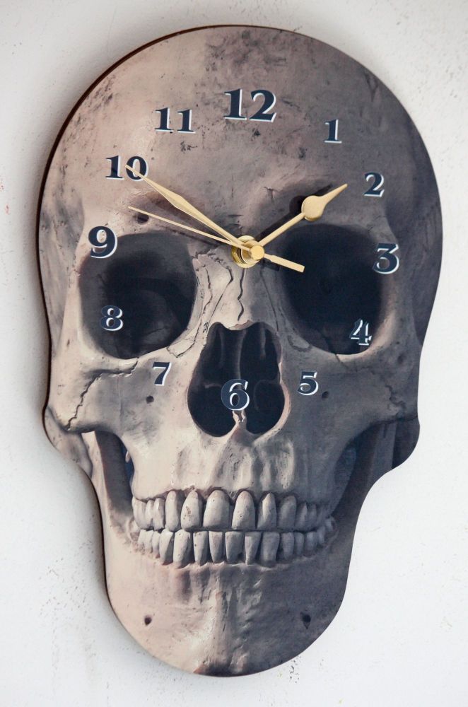 Skull Wall Clock