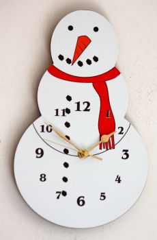 Snowman Wall Clock