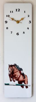 Show Jumping Wall Clock