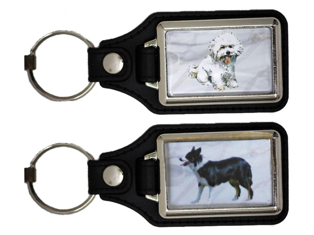 Dog Key Rings (Silver Plated)