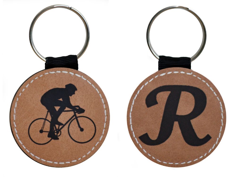 Faux Leather Keyrings