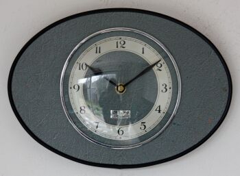 Mid Century Style Wall Clock - Grey