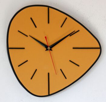 Handmade Yellow Wall Clock