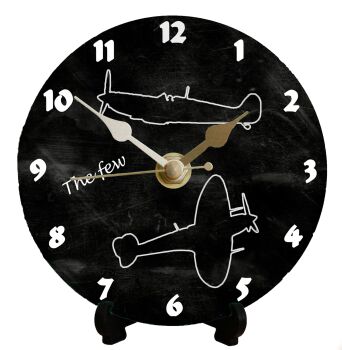 Spitfire Blackboard Clock