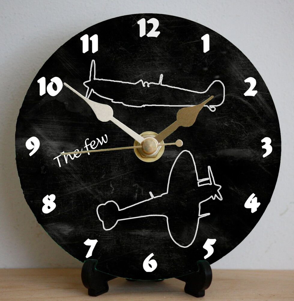 Spitfire Blackboard Clock