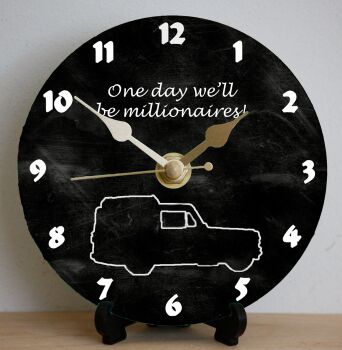 Reliant Robin Blackboard Clock