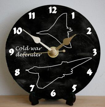 Vulcan Bomber Blackboard Clock