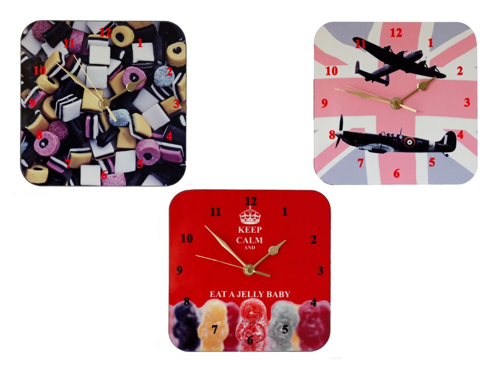 Square Wall Clocks