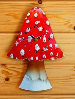 Mushroom Wall Clock