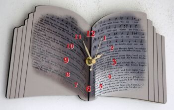 Book Wall or Desk Clock